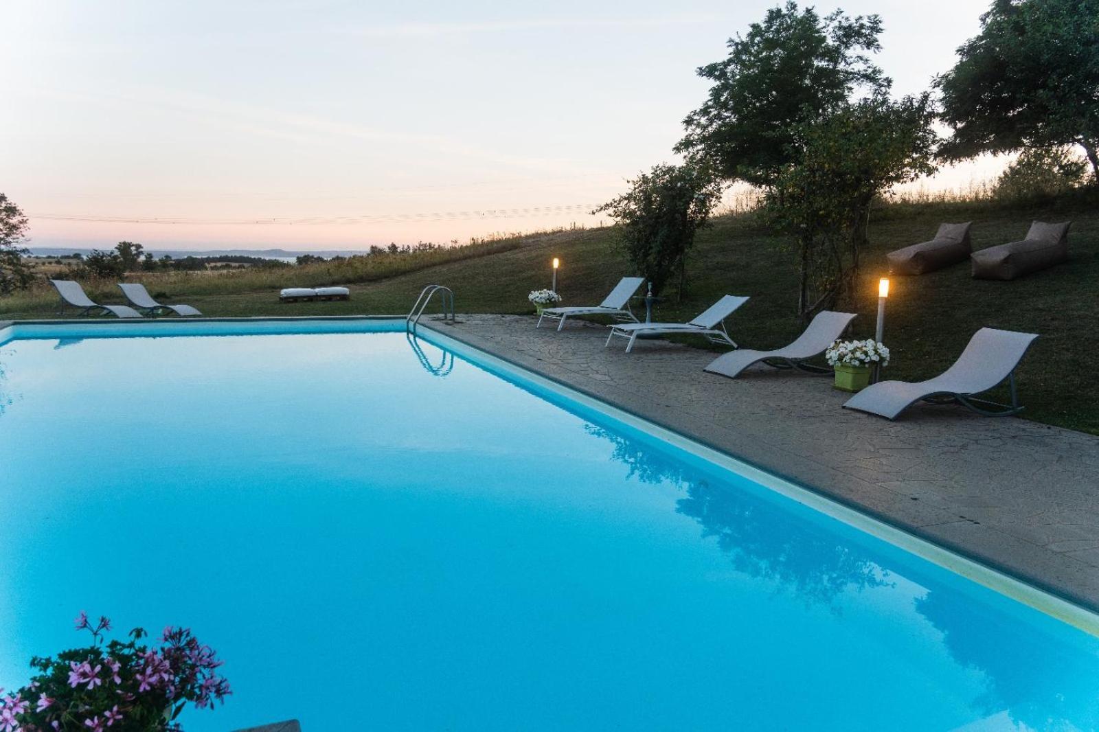 Collina Blu Bed and Breakfast Μπολσένα Εξωτερικό φωτογραφία