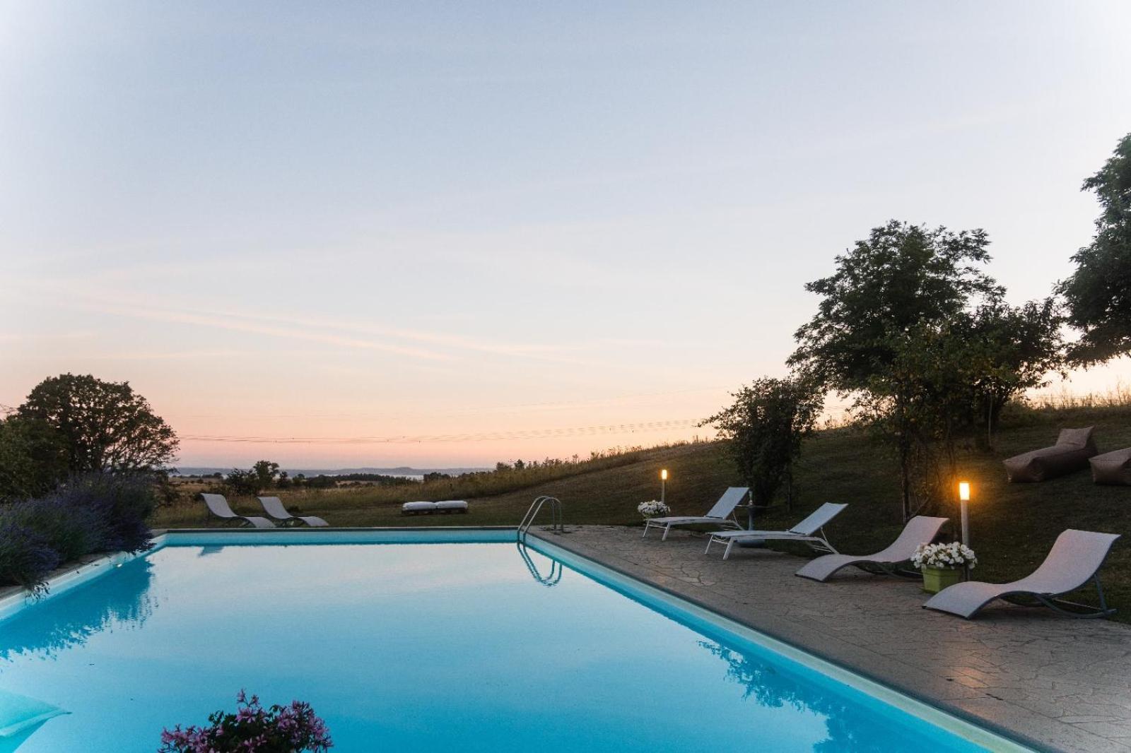 Collina Blu Bed and Breakfast Μπολσένα Εξωτερικό φωτογραφία